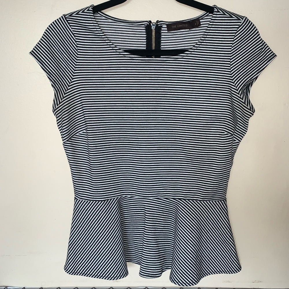 Striped Blouse Black & White